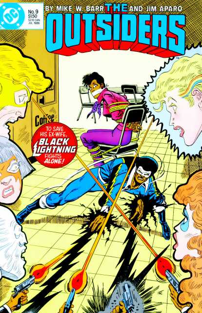 Outsiders Vol 1 #9 comic cover