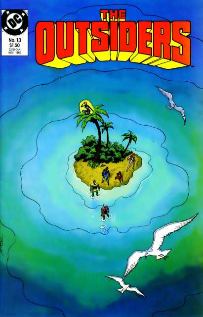 Outsiders Vol 1 #13 comic cover