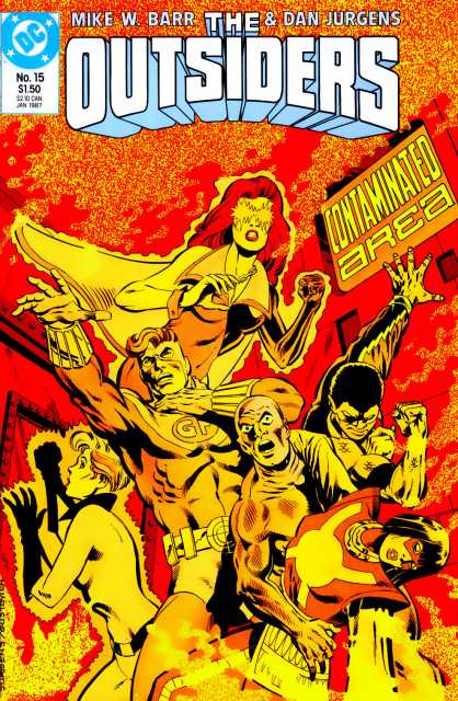 Outsiders Vol 1 #15 comic cover