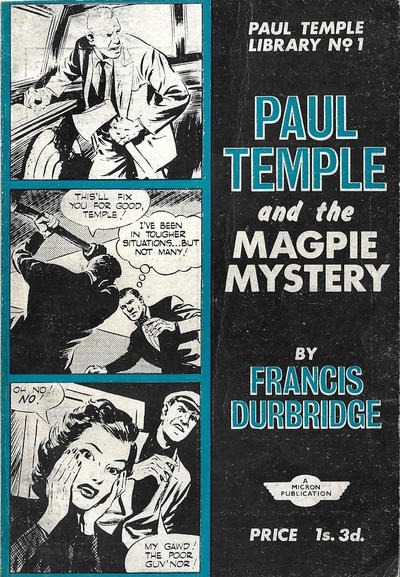 Paul Temple Library #1 comic cover