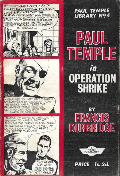 Paul Temple Library #4 comic cover
