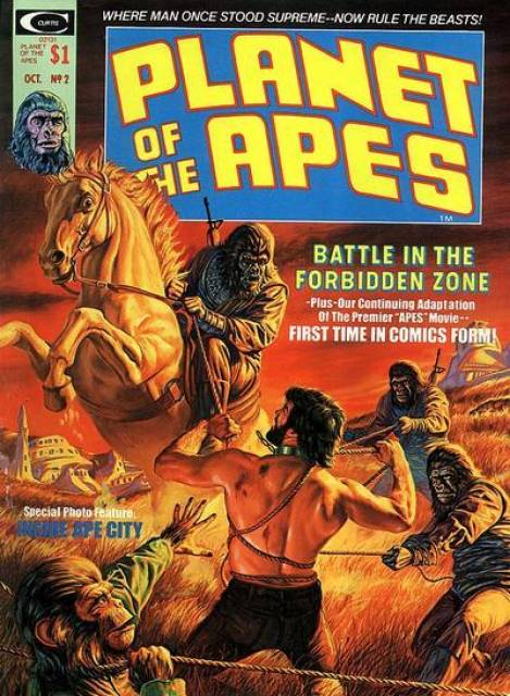 Planet of the Apes #2 comic cover