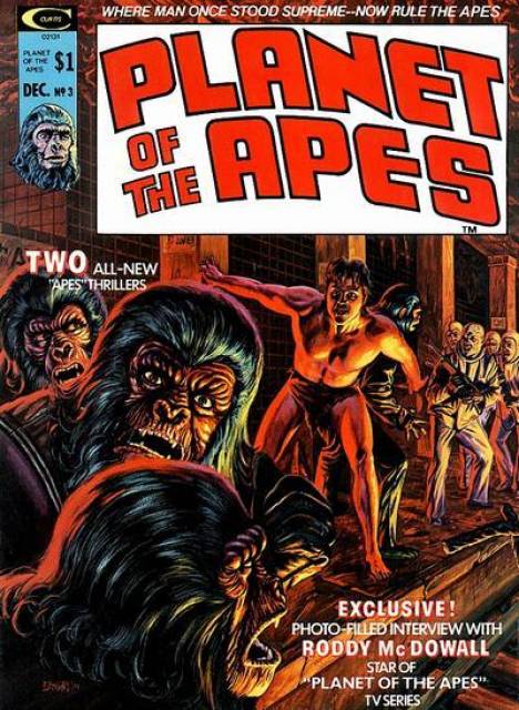 Planet of the Apes #3 comic cover