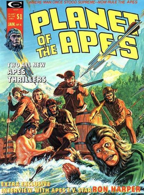 Planet of the Apes #4 comic cover