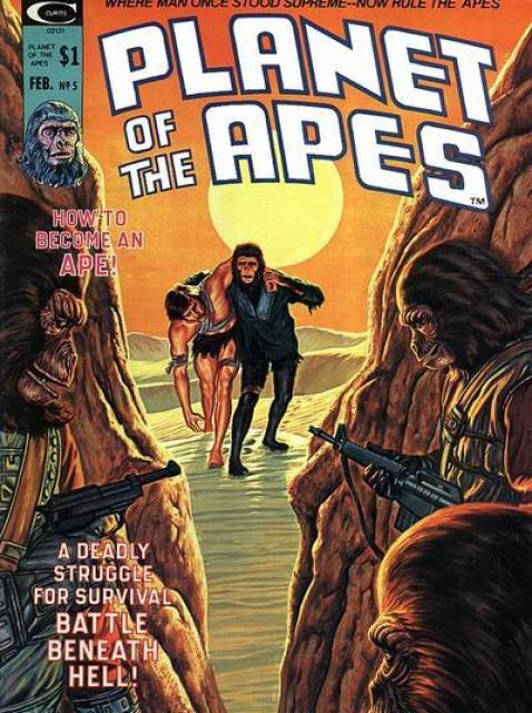 Planet of the Apes #5 comic cover