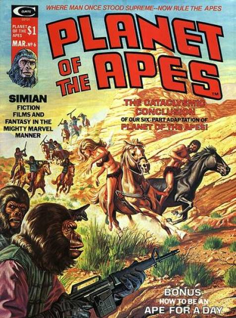 Planet of the Apes #6 comic cover