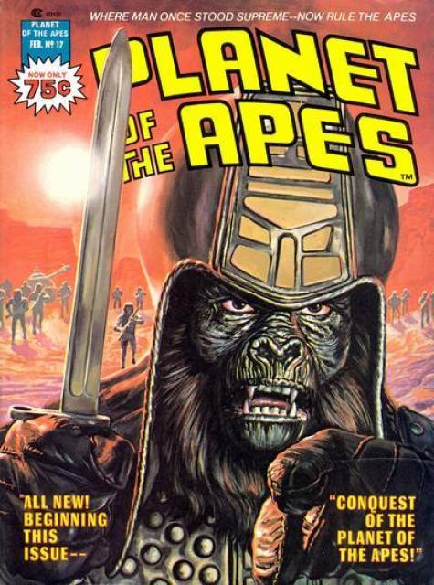 Planet of the Apes #17 comic cover