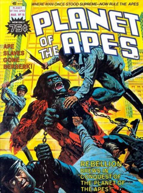 Planet of the Apes #18 comic cover