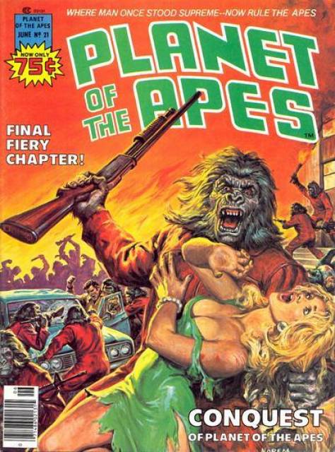 Planet of the Apes #21 comic cover