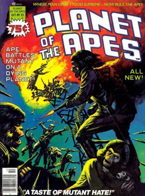Planet of the Apes #25 comic cover
