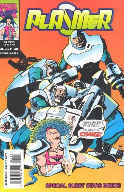 Plasmer #4 comic cover
