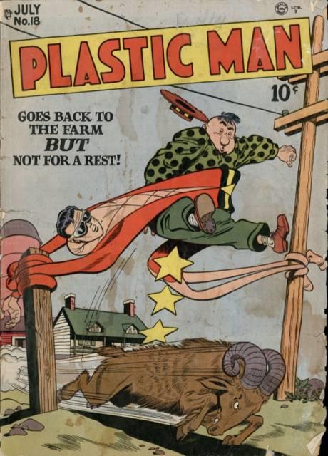 Plastic Man #18 comic cover