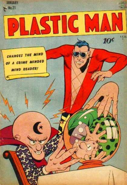Plastic Man #21 comic cover