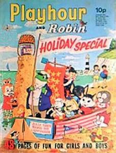 Playhour Holiday Special 1972 comic cover