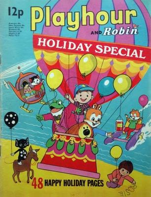 Playhour Holiday Special 1973 comic cover