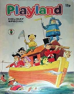 Playland Holiday Special 1974 comic cover
