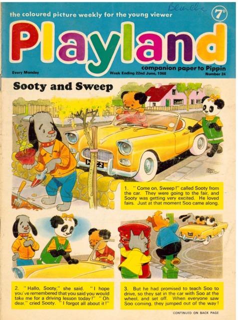 Playland #24 comic cover