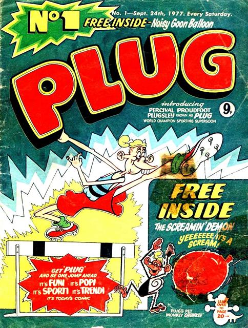 Plug no. 1 comic cover