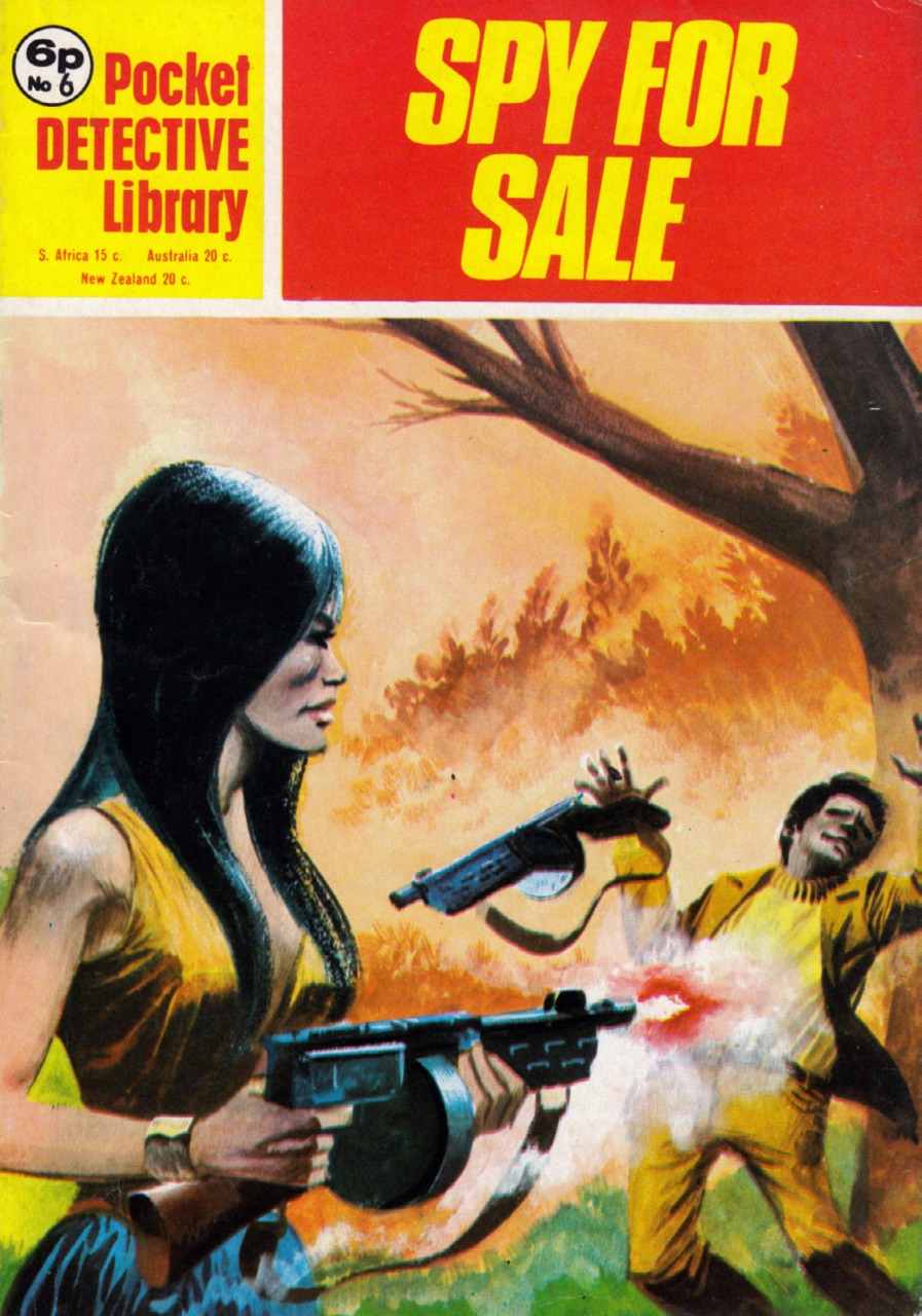 Pocket Detective Library #6 comic cover