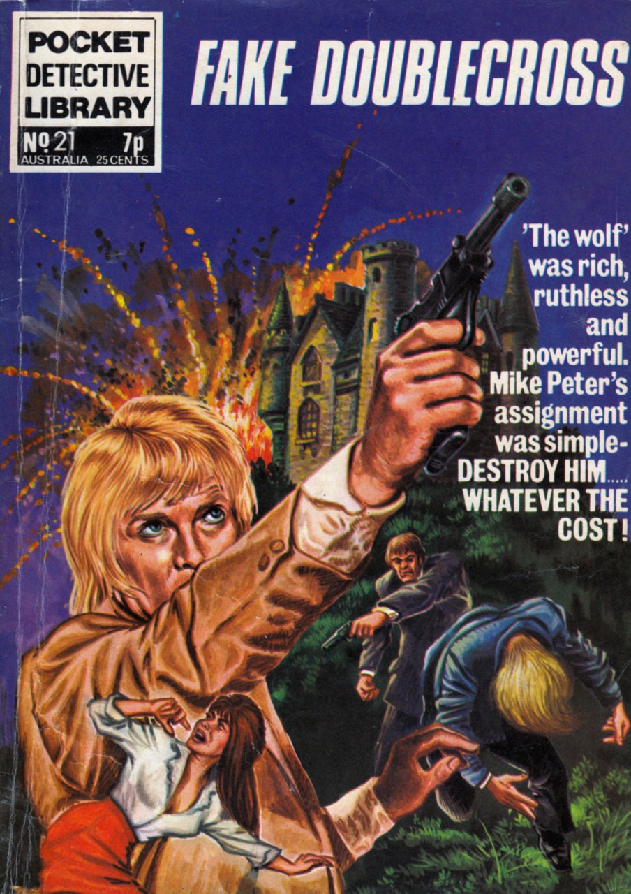 Pocket Detective Library #21 comic cover