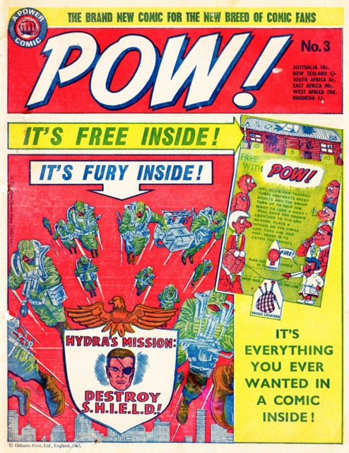 POW! #3 with free gift comic cover