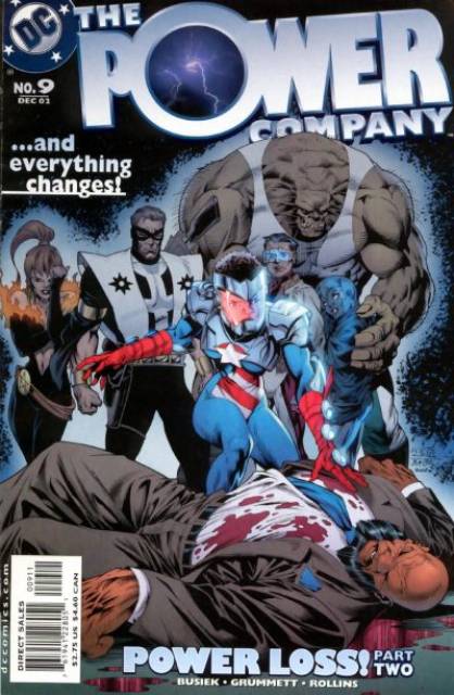 Power Company #9 comic cover