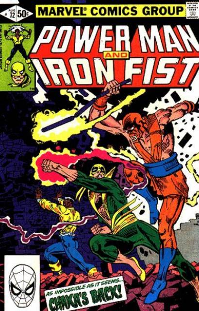Power Man and Iron Fist #72 comic cover