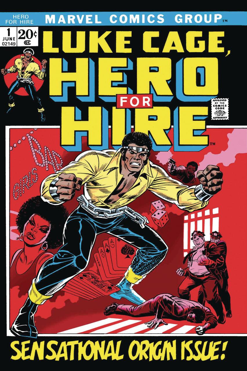 Luke Cage Hero for Hire #1 comic cover