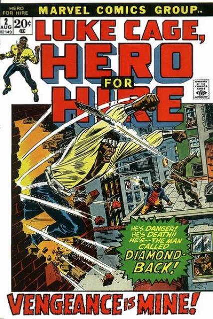 Luke Cage Hero for Hire #2 comic cover