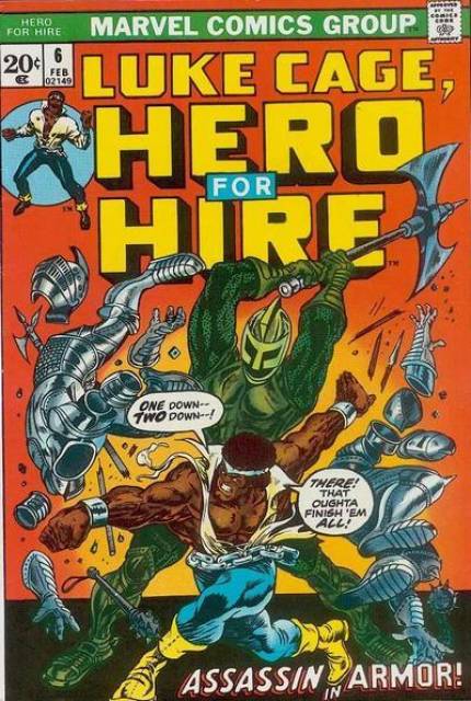 Luke Cage Hero for Hire #6 comic cover