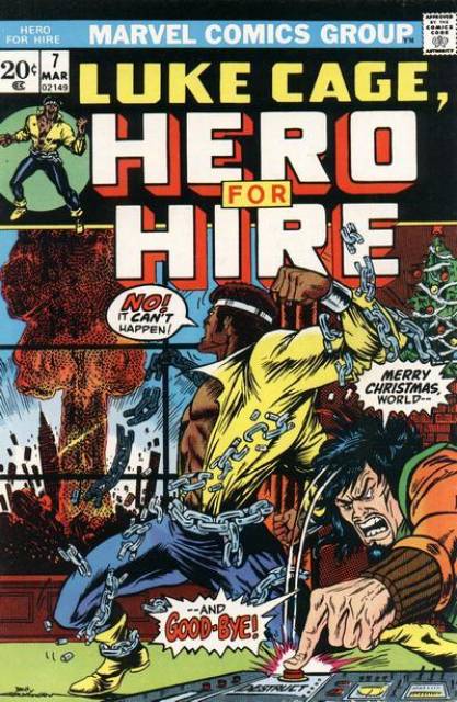 Luke Cage Hero for Hire #7 comic cover