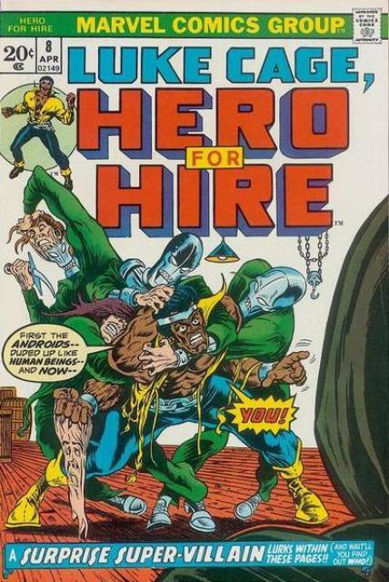 Luke Cage Hero for Hire #8 comic cover