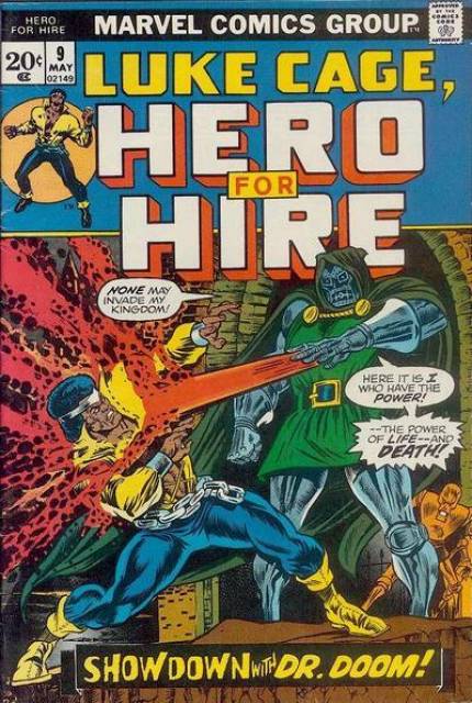 Luke Cage Hero for Hire #9 comic cover