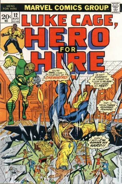 Luke Cage Hero for Hire #12 comic cover