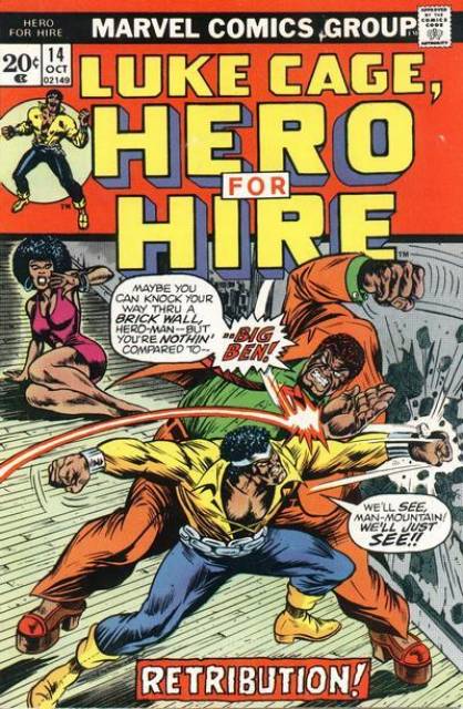 Luke Cage Hero for Hire #14 comic cover