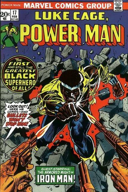 Luke Cage Power Man #17 comic cover