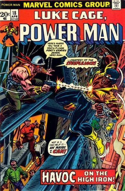 Luke Cage Power Man #18 comic cover