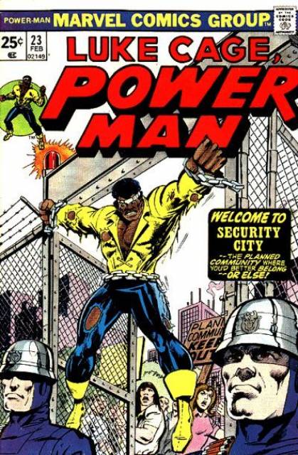 Luke Cage Power Man #23 comic cover