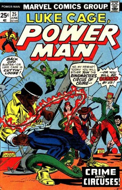 Luke Cage Power Man #25 comic cover