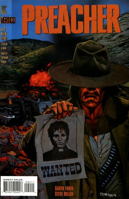 Preacher #2 comic cover