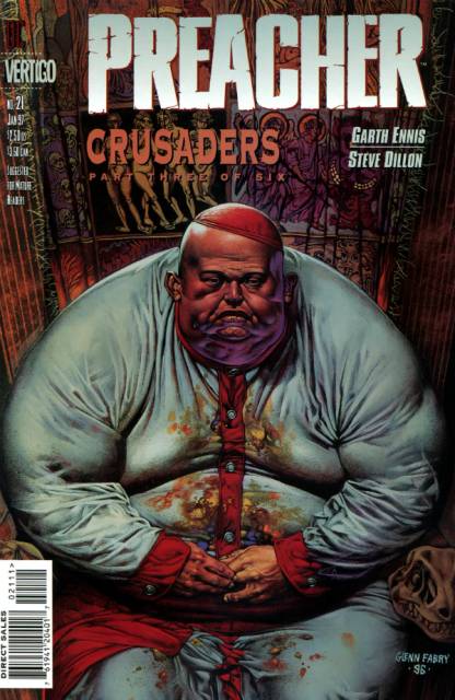 Preacher #21 comic cover