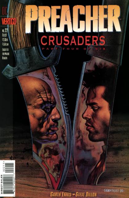 Preacher #22 comic cover