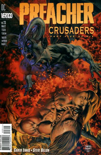 Preacher #23 comic cover