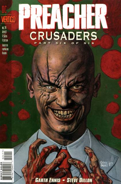 Preacher #24 comic cover
