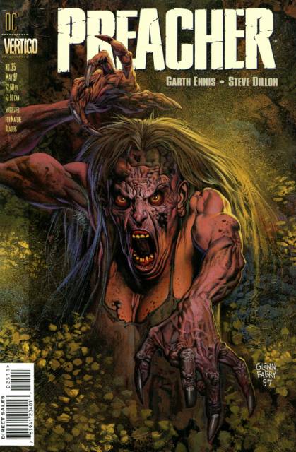 Preacher #25 comic cover