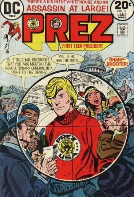 Prez #3 comic cover