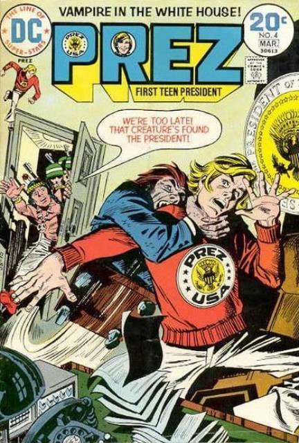 Prez #4 comic cover