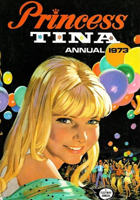 Princess Tina Annual 1973 comic cover