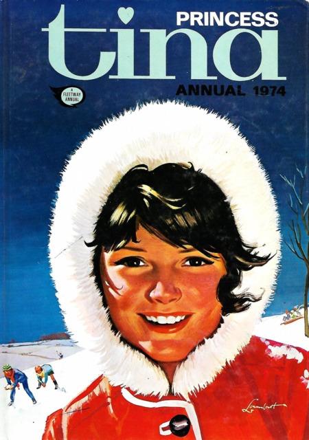 Princess Tina Annual 1974 comic cover