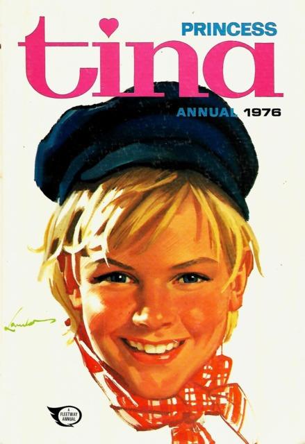 Princess Tina Annual 1976 comic cover